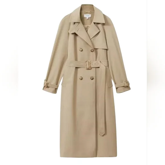 Reiss Darcie Wool-blend Belted Trench Coat - Picture 5 of 11